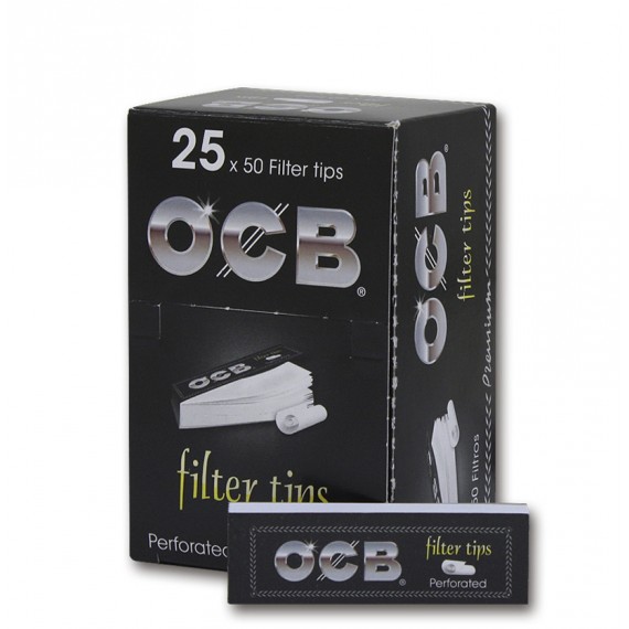 OCB FILTROS TIPS PERFORADOS PREMIUM 25X50U.