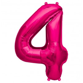 GLOBO FOIL 34" 87CM MAGENTA NO4