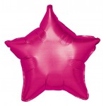 GLOBO FOIL 19" ESTRELLA FUCSIA