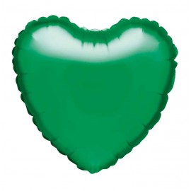 GLOBO FOIL 18" CORAZON VERDE