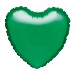 GLOBO FOIL 18" CORAZON VERDE