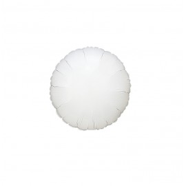 GLOBO FOIL 18" REDONDO BLANCO