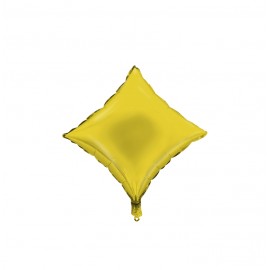 GLOBO FOIL 18" DIAMANTE AMARILLO