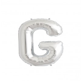 GLOBO FOIL PLATA 16" LETRA G