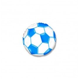 GLOBO FOIL REDONDO 18" FUTBOL AZUL