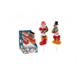 BROCHETA PAPA NOEL -MCO. NIEVE 12X35GR.