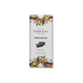 SIMON COLL CHOCOLATE 99% CACAO 10X85GR.