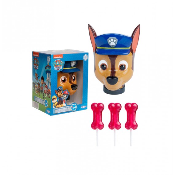 HUCHA (CHASE )PAW PATROL CON PIRULETAS 16CM 28GR.