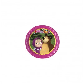 MASHA AND THE BEAR PLATOS 23cm. 6U.