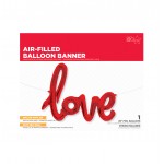 GLOBO FOIL 40" LOVE SCRIPT ROJO 102CM. REF. 01325