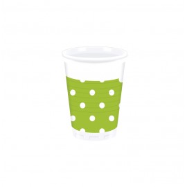 DOTS VERDE VASOS 8U.