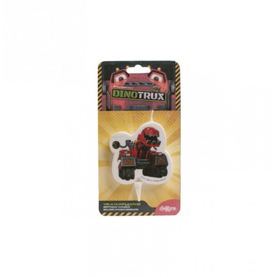 VELA DINOTRUX 2D 7,5CM 12U. REF: 346179