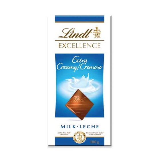 LINDT EXCELL. LECHE EXTRA CREAMY 20X100GR.