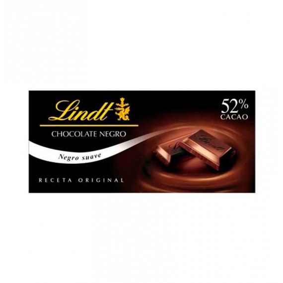 LINDT NEGRO 52% 30X125G