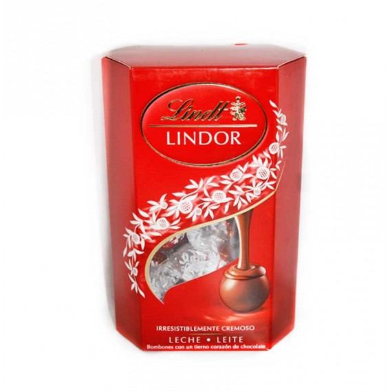 LINDT CORNET LECHE 8X200GR.