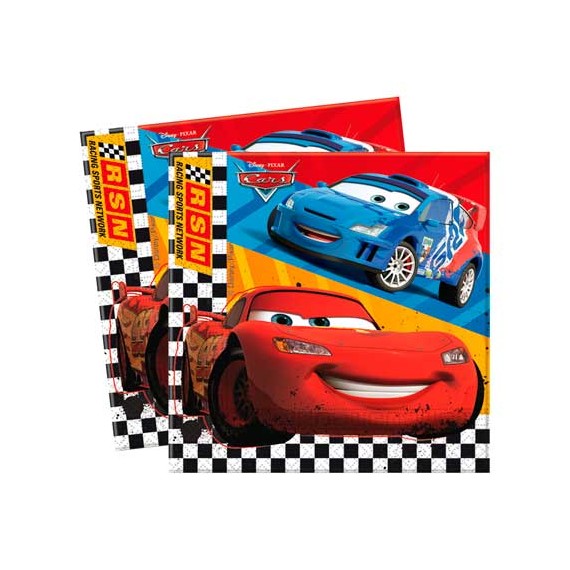 CARS SERVILLETAS 20X30UN.