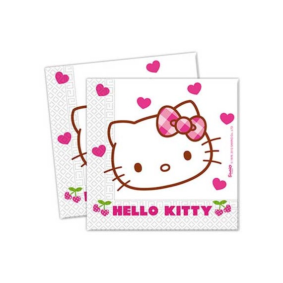 HELLO KITTY SERVILLETAS 20UN.