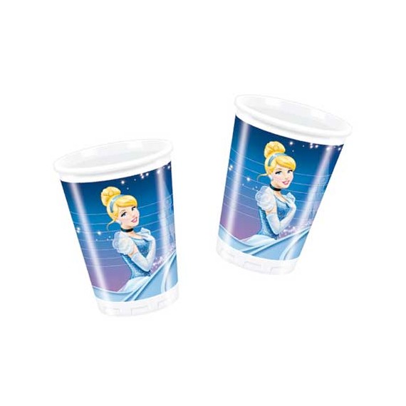 CENICIENTA VASOS 200ML.8UN.