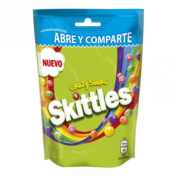 SKITTLES CRAZY SOURS 14X174GR.