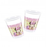 BABY MINNIE VASOS 8UN.