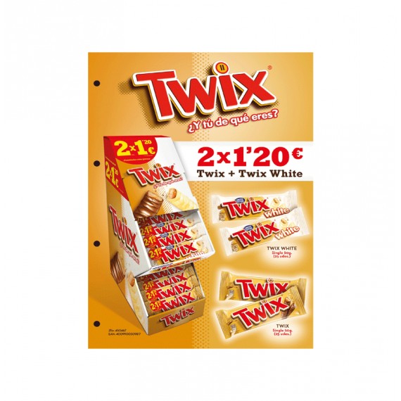 LOTE TWIX WHITE 2X1,50€ COD. BG82R