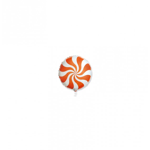 GLOBO FOIL18" CARAMELO NARANJA