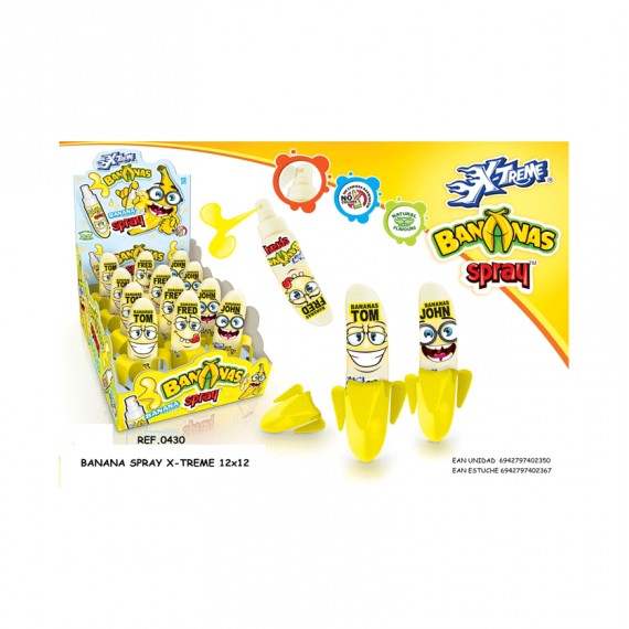 SPRAY BANANAS X-TREME 12U.