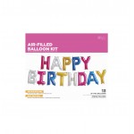 KIT FOIL MULTICOLOR 16" HAPPY BIRTHDAY