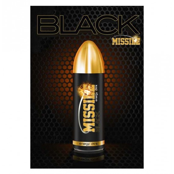 MISSILE BLACK ENERGY DRINK 24X250ml.