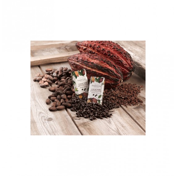 SIMON COLL CHOCOLATE LATA CACAO NIBS 24X30GR. 