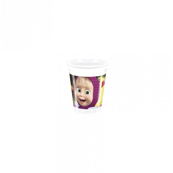 MASHA AND THE BEAR VASOS 8U.