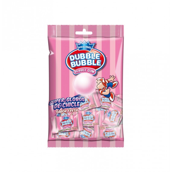 CHICLE DB. FRESA BOLSAS 12UX90GR.