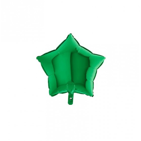 GLOBO FOIL 19" ESTRELLA VERDE