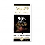 LINDT EXCELL. 90% CACAO 20X100GR.