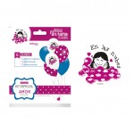 KIT ESPECIAL AMOR CHICA "EN LAS NUBES" 6GLOBOS