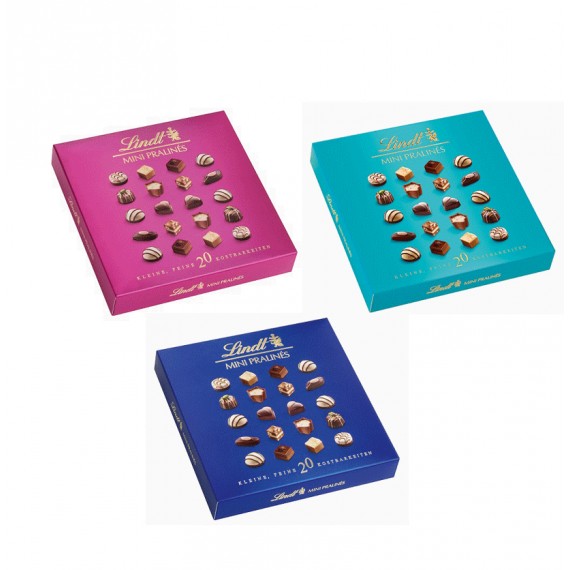 LINDT MINI PRALINES 8X100GR.