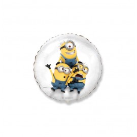 GLOBO FOIL 18" REDONDO MINIONS