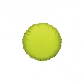 GLOBO FOIL 18" REDONDO VERDE LIMA BLISTER R.740