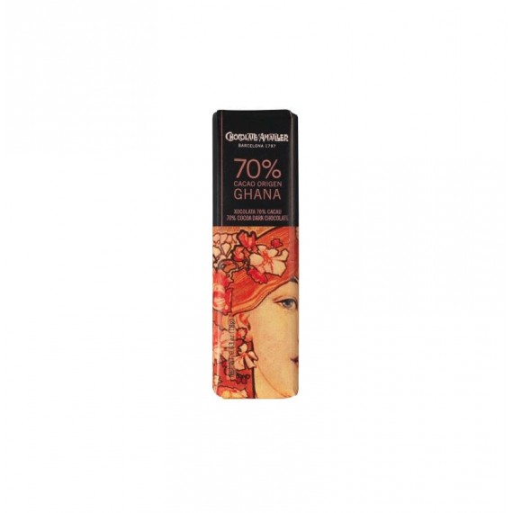 AMATLLER CHOCOLATE 70% GHANA 14X18GR.
