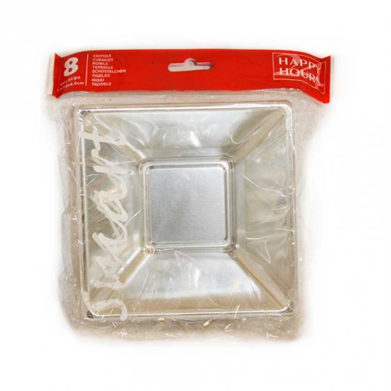 BOL 8U.14X14X4,5CM PLATA