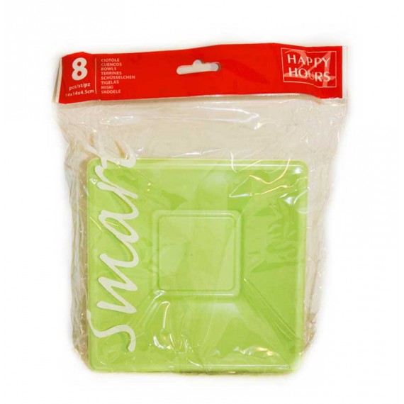 BOL 8U.14X14X4,5CM VERDE