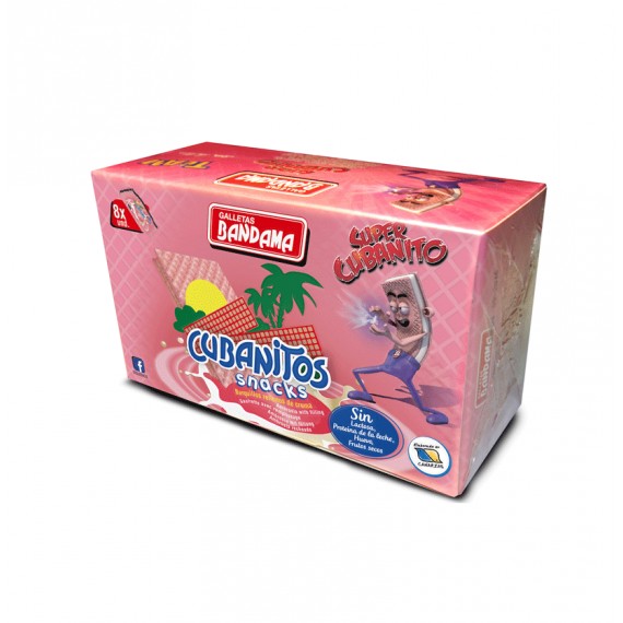 BANDAMA CUBANITOS SNACKS PACK 8UN.