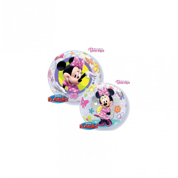 GLOBO BUBBLES 22" MINNIE MOUSE BOW-TIQUE