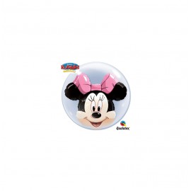 GLOBO BUBBLES 24" DOUBLE MINNIE