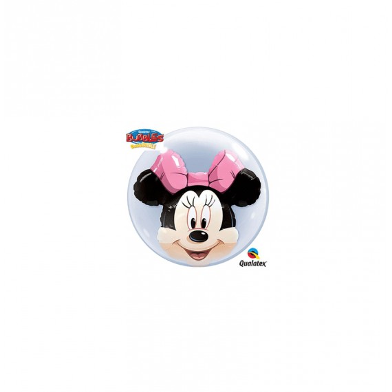 GLOBO BUBBLES 24" DOUBLE MINNIE