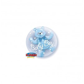 GLOBO BUBBLES 24" DOUBLE BABY BOY