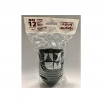 MINI BOL 12U.80ML. NEGRO