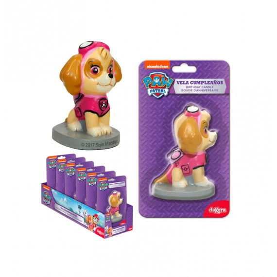 VELA PAW PATROL SKYE 3D 7CM. REF:346181 6UN.