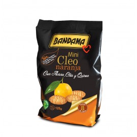 BANDAMA MINI CLEO NARANJA (AVENA,CHIA,QUINOA) 125G