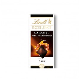 LINDT EXCELL. CARAMEL OF SEA SALT 20X100GR.